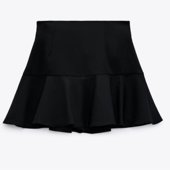 Black Bow Trim Skort Zara - Picture 2 of 2